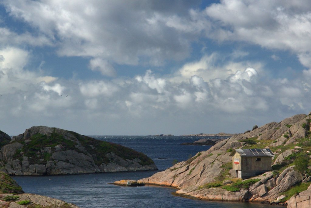 Eine weitere Fiskerhytta auf Eiger&oslash;ya