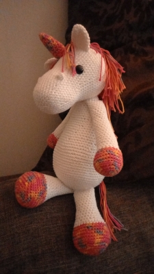 Einhorn-Amigurumi