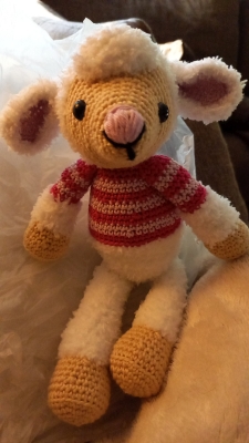 Schaf-Amigurumi
